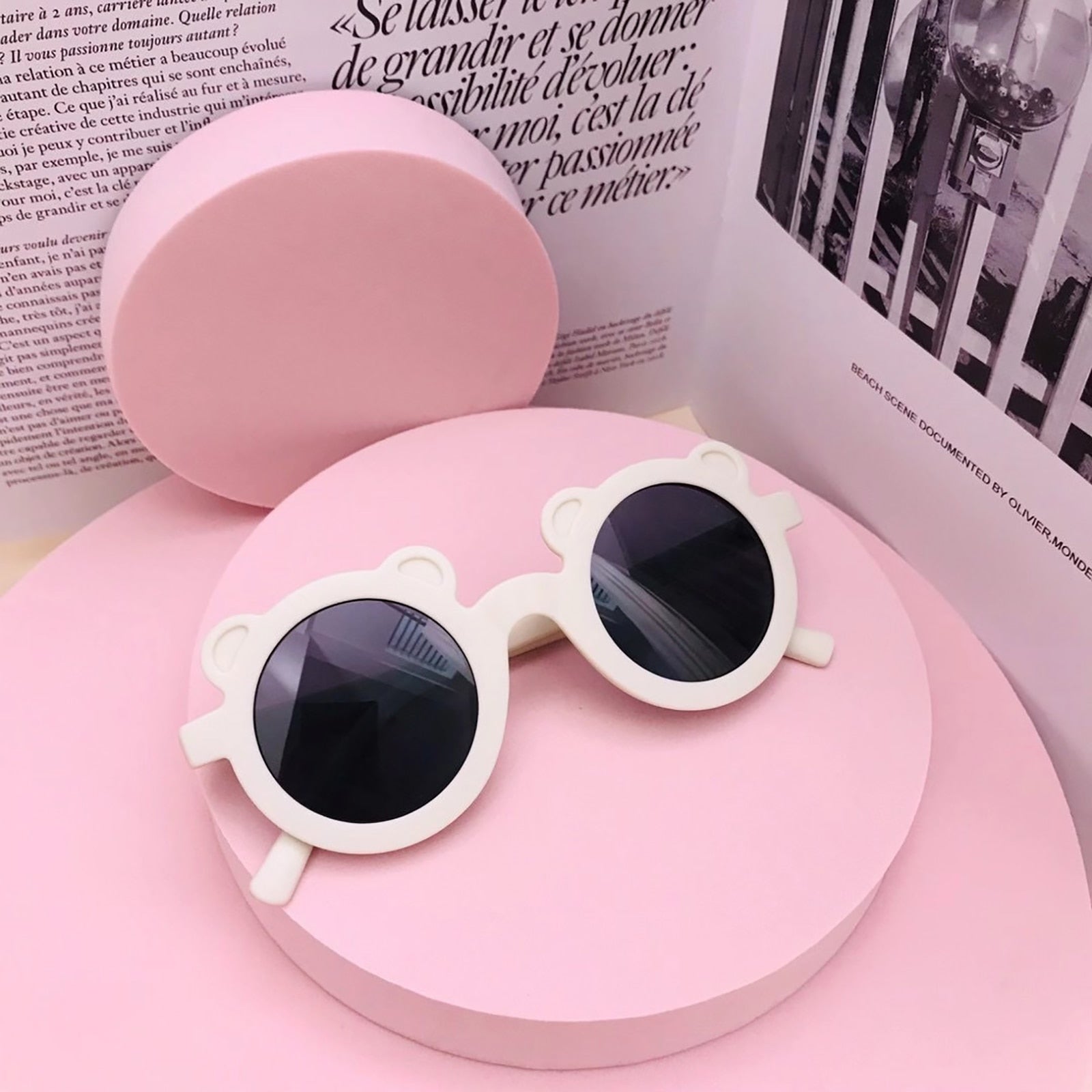 Lunettes de soleil rondes pour enfants